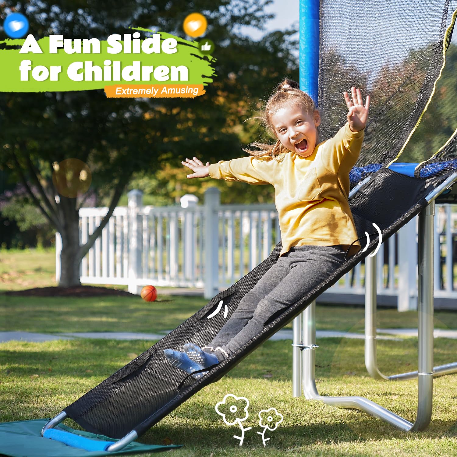 Zupapa 1500LBS 12FT No-Gap Trampoline