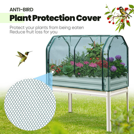 KING BIRD 48'×24"×56" Raised Garden Bed (400LBS) - Beige