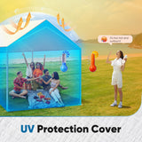 Quictent 10'x20' Carport Replacement Cover with Bungees - White