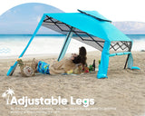 Quictent 10'x10' Portable Pop-up Canopy with Sun Sidewall