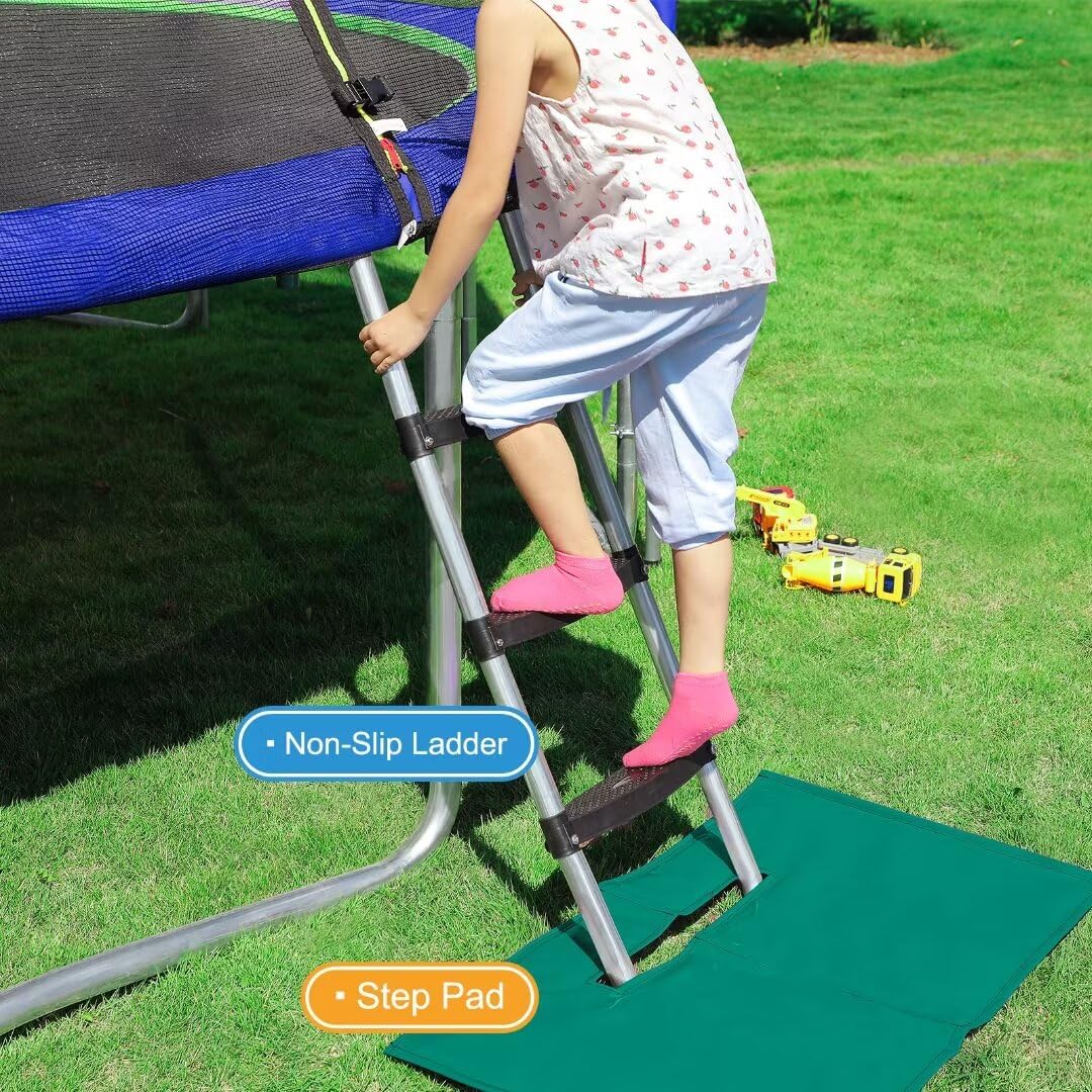 Zupapa 10FT 1500 LBS No-Gap Trampoline with Safety Net