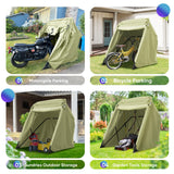 MAXLEAD Stainless Steel Motorcycle Shelter