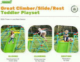 Zupapa 8FT 440LBS Climbing Dome with Slide
