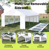 Quictent 13'x26' Heavy Duty Party Tent with Storage