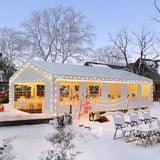 Quictent 16'x32' Heavy Duty Party Tent with Storage