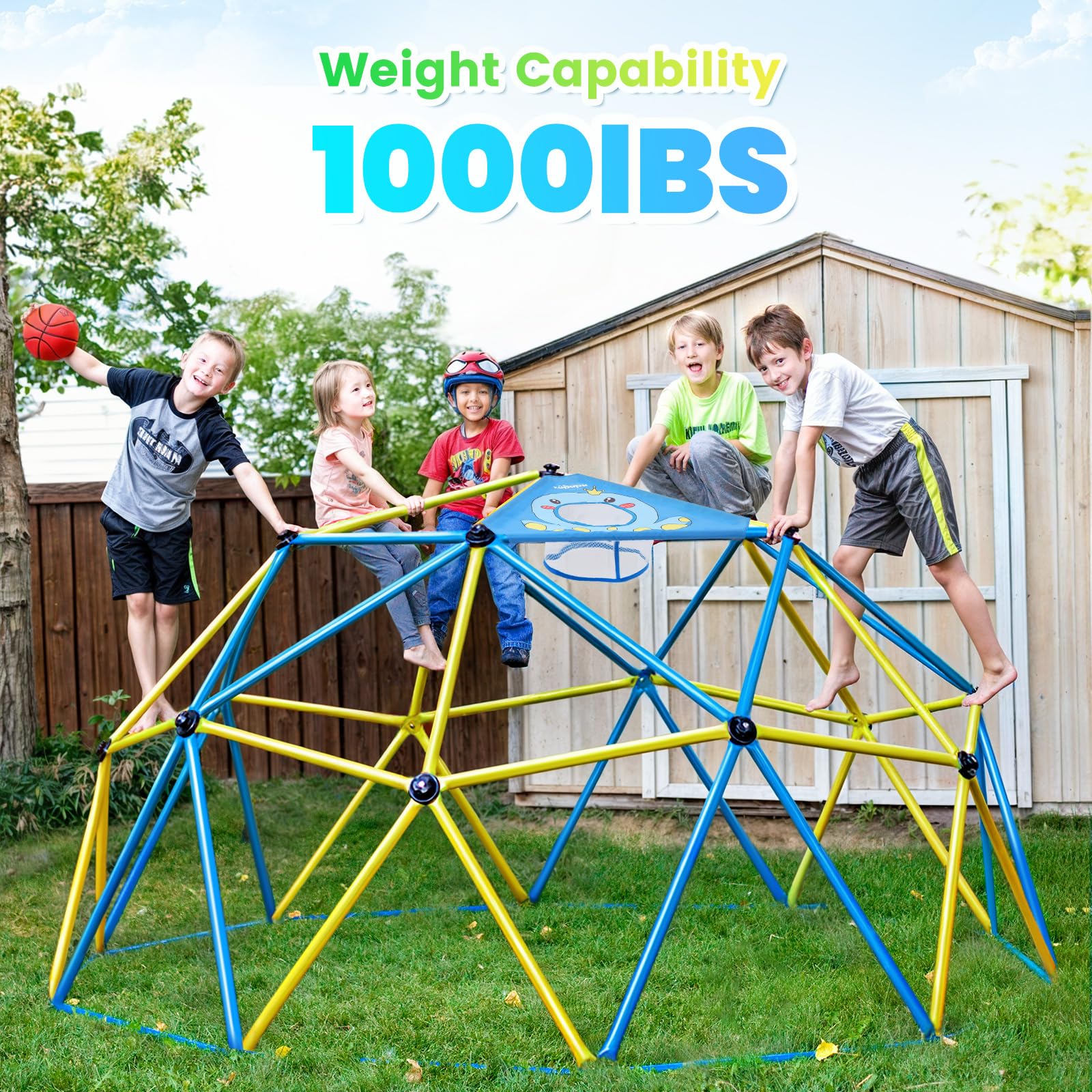 Zupapa 10FT 1000LBS Climbing Dome - Blue