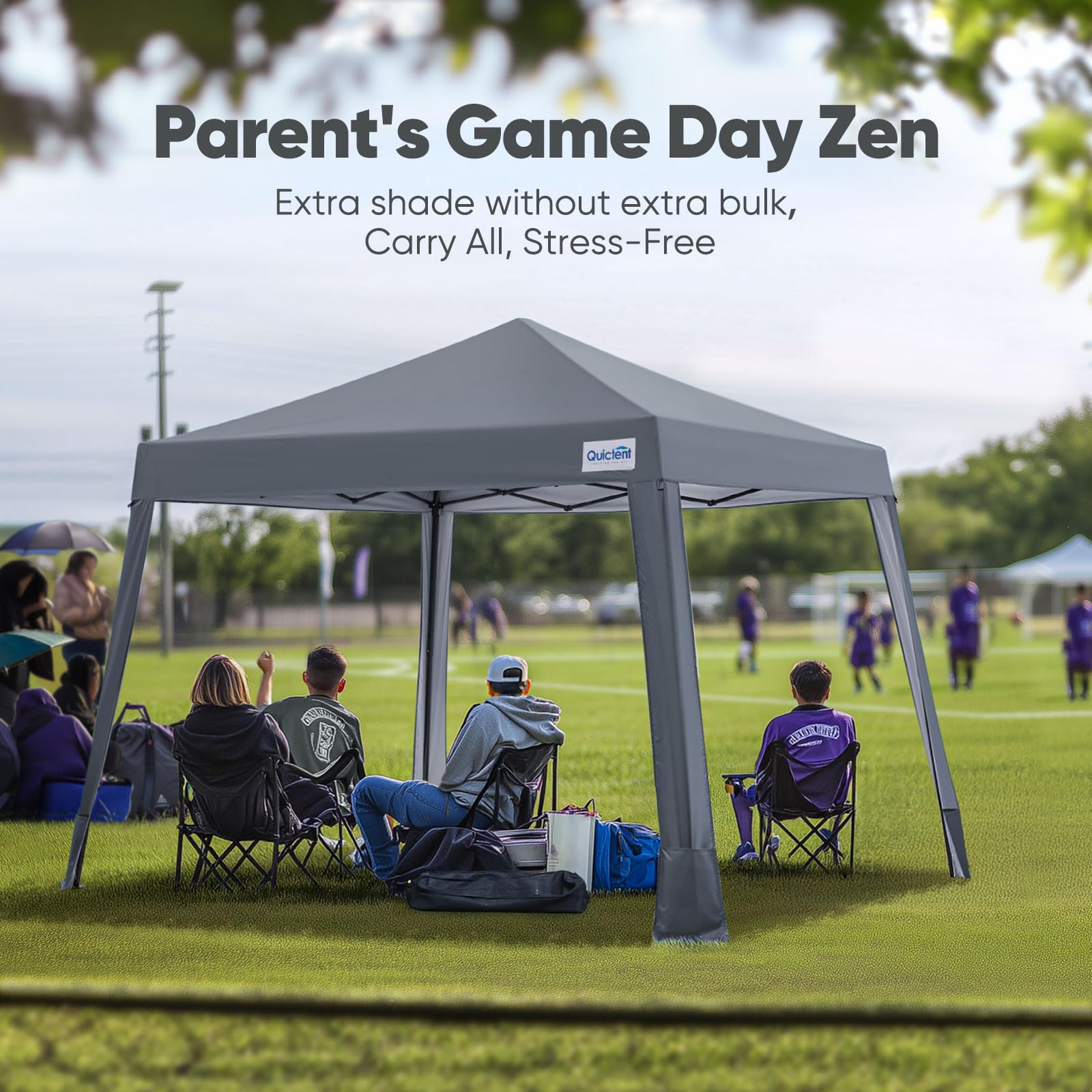Quictent 10'x10' Sun Protection Lightweight Pop-Up Canopy