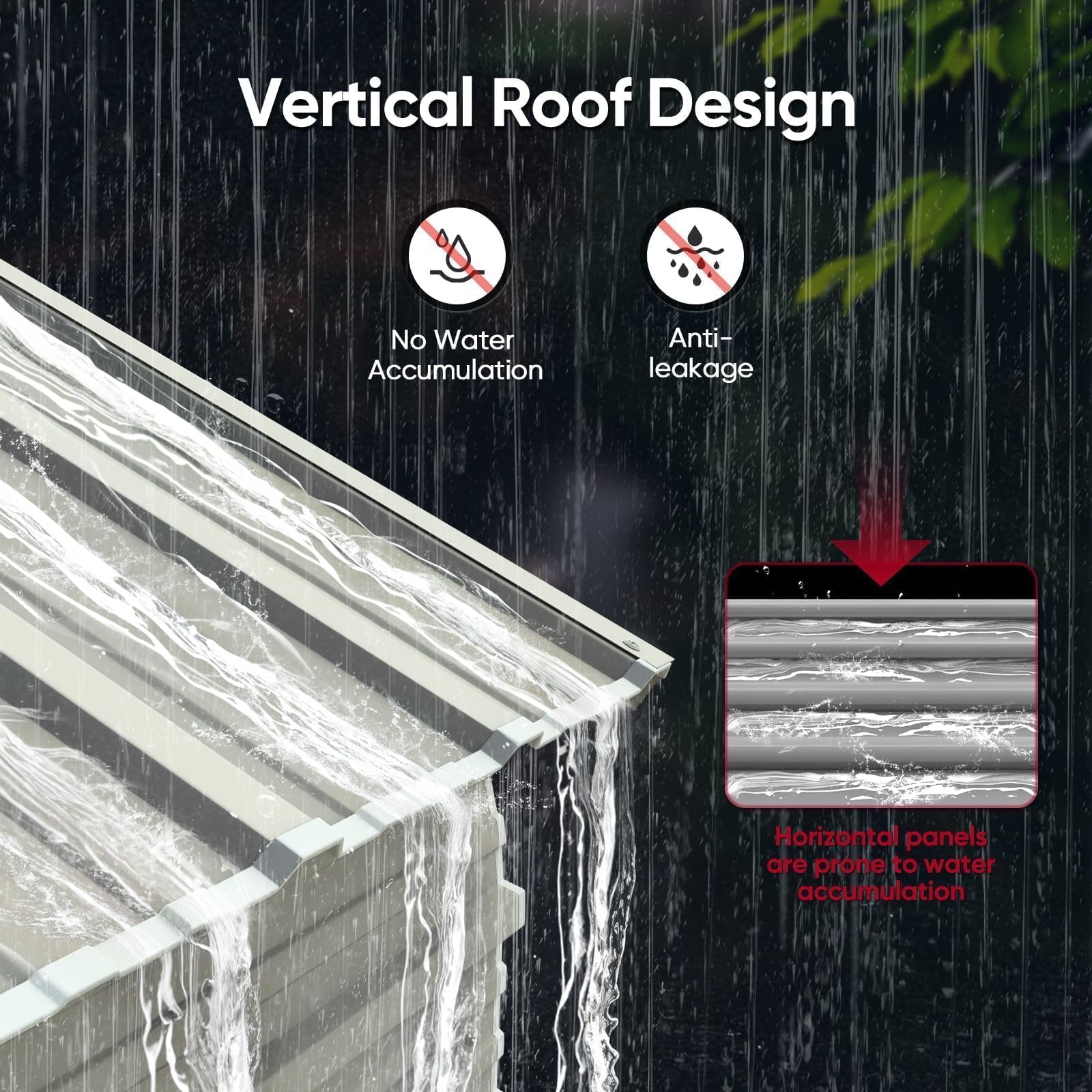 Quictent 20'x20' Vertical Roof Metal Carport