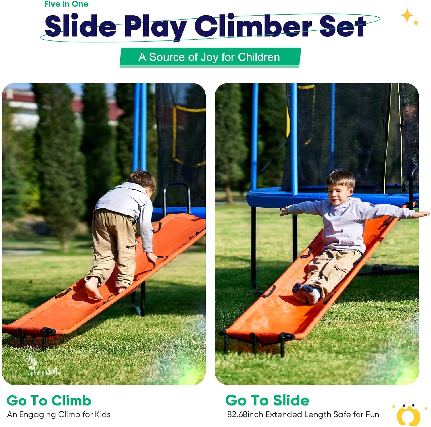 a smooth children's slide