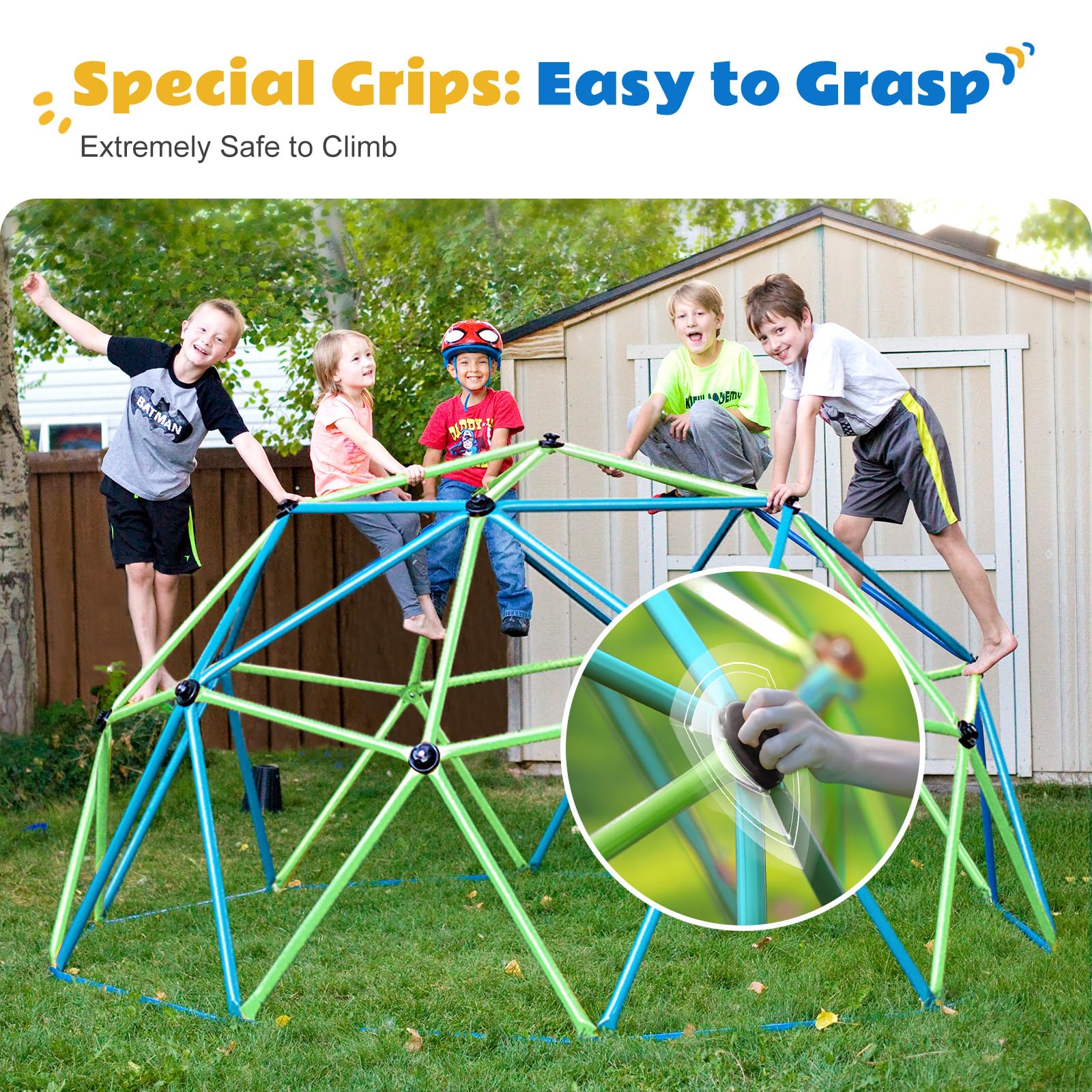 Zupapa 10FT 1000LBS Climbing Dome with Hammock