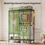 Multi-functional organizer with distinct sections for storage, including top, middle, and bottom compartments for maximum space utilization.