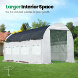 KING BIRD 15'x6.6'x6.6' Walk-in Greenhouse