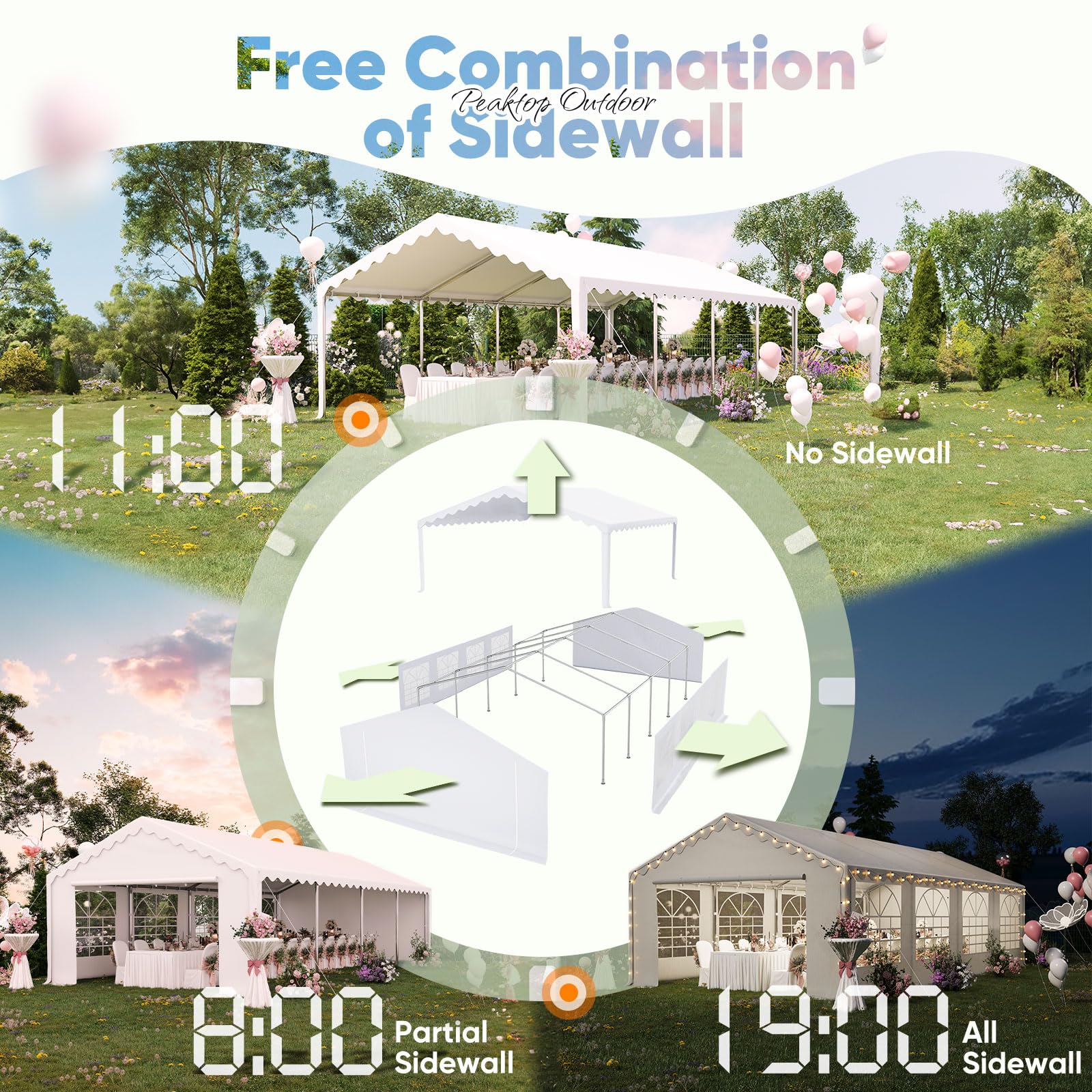 13'x26' Heavy Duty Party Tent