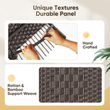 JOSTYLE Extra Wide Privacy Screen - Espresso (8-Panel)