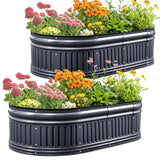 KING BIRD 47"x24"x24" Roman Column Garden Bed