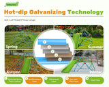 Zupapa 440LBS 8FT Capacity Climbing Dome with Slide