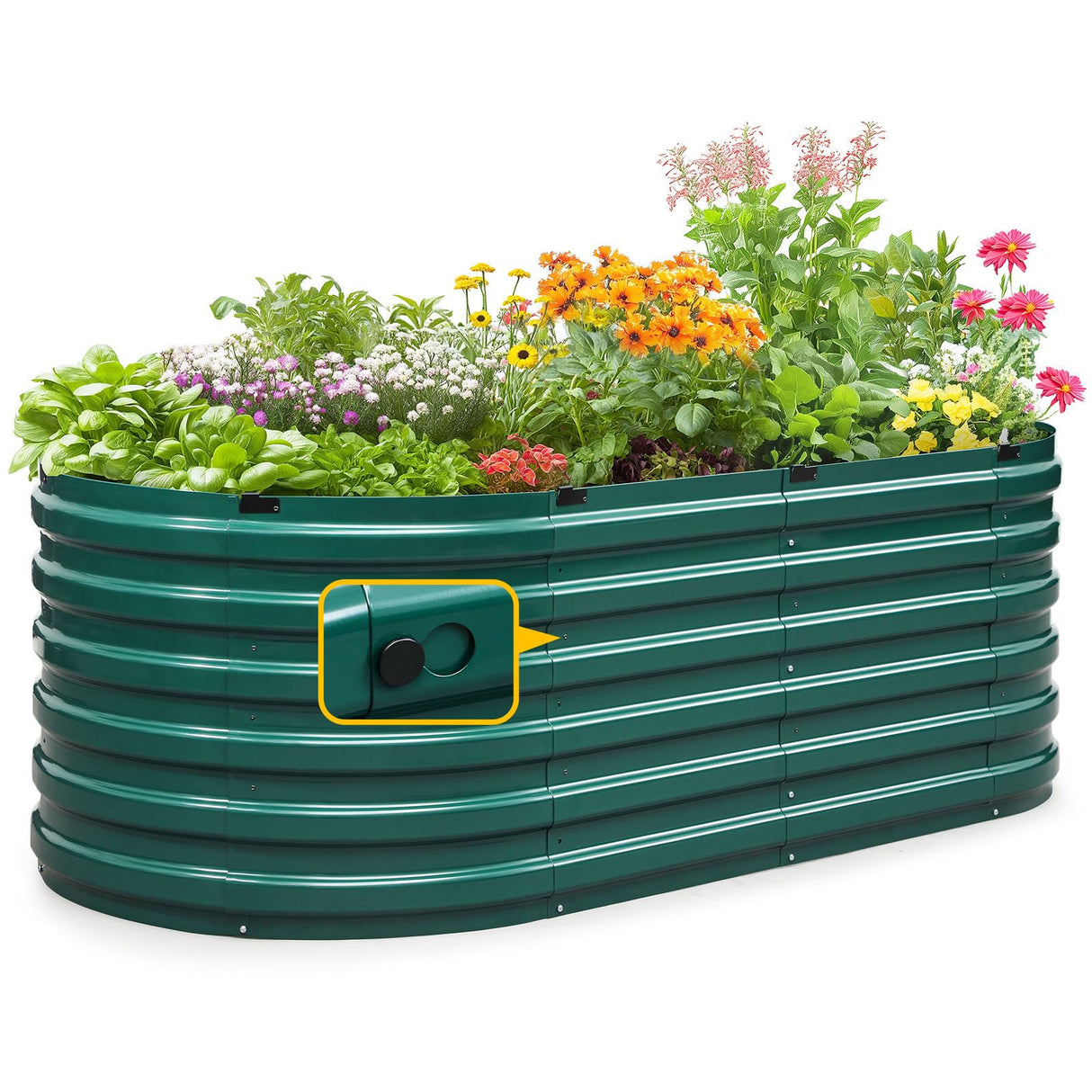 KING BIRD 74"x36"x23" Quick-Setup Garden Bed