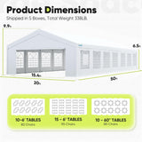 Quictent 20'x50' Heavy Duty Party Tent