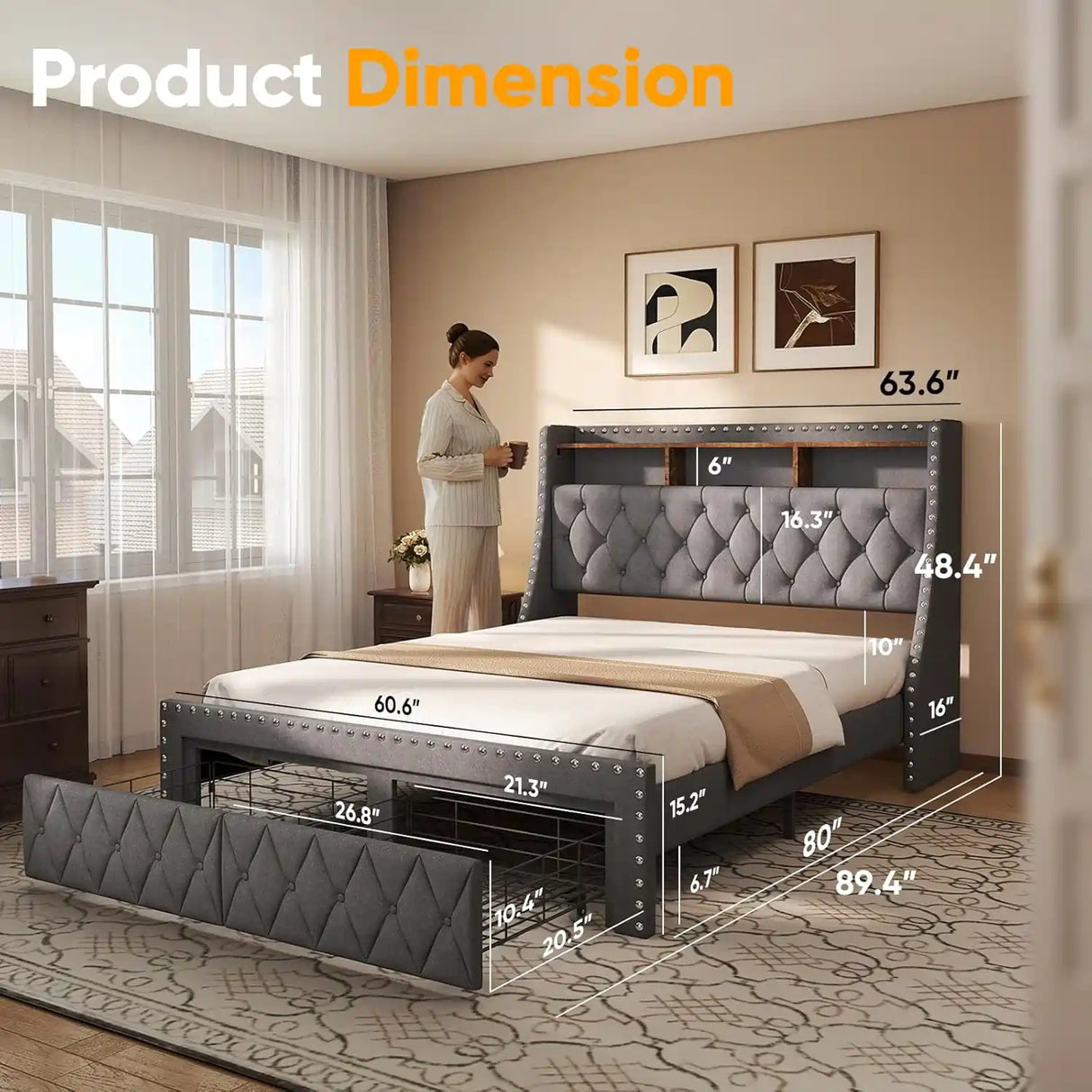 Bed frame dimensions 