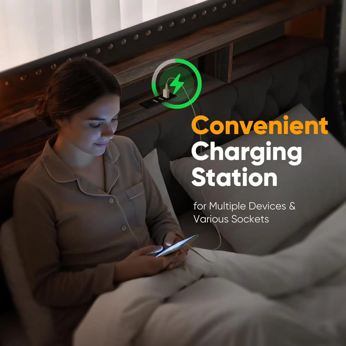 Built in Charging Station