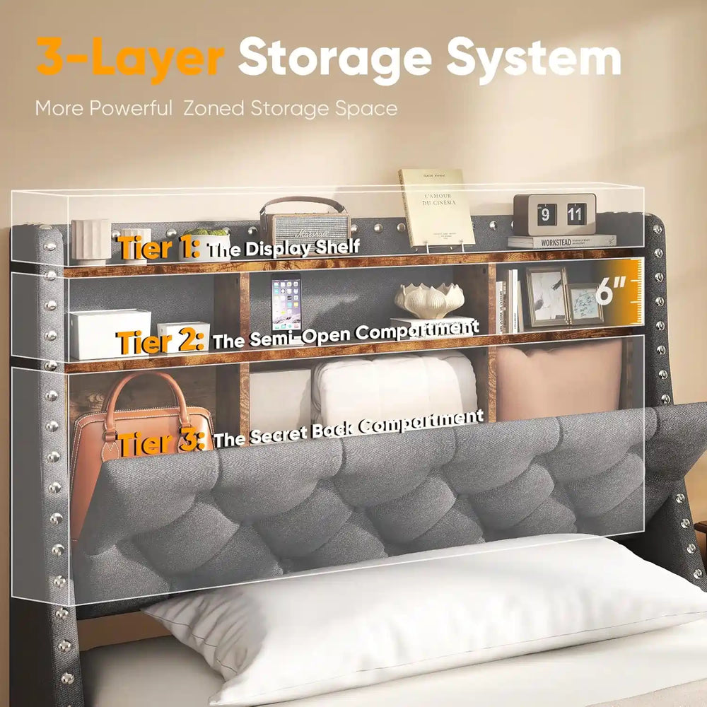 3 part storage shelves