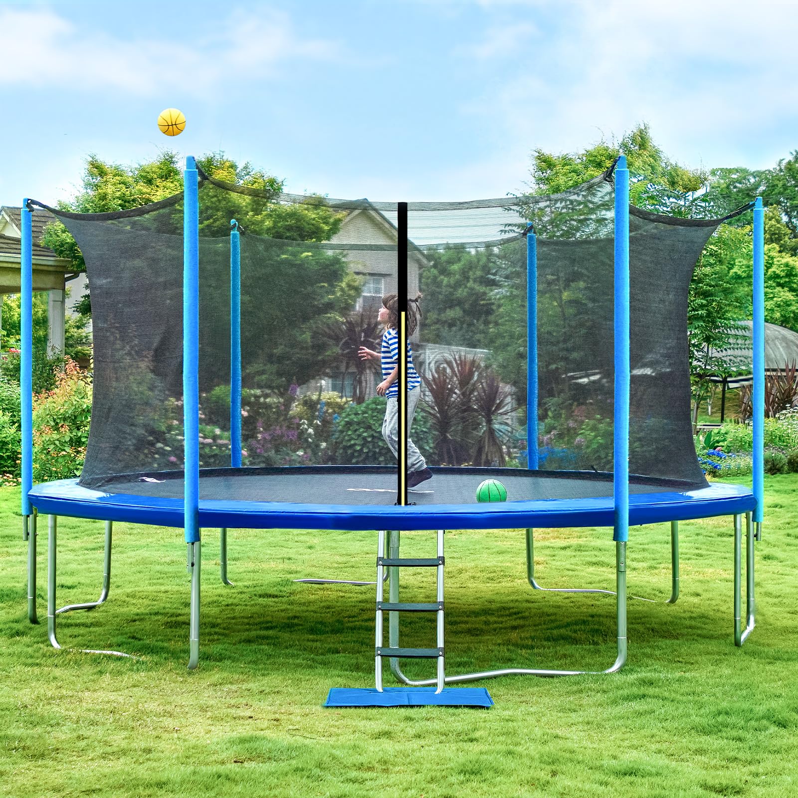 ORCC 300LBS Capacity 3-Step Trampoline Ladder