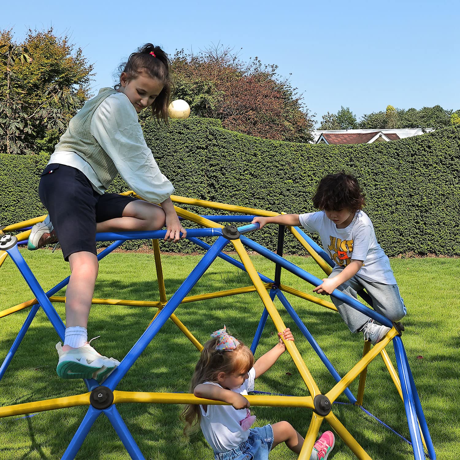 Zupapa 750LBS 9FT Geometric Dome Climber - Blue