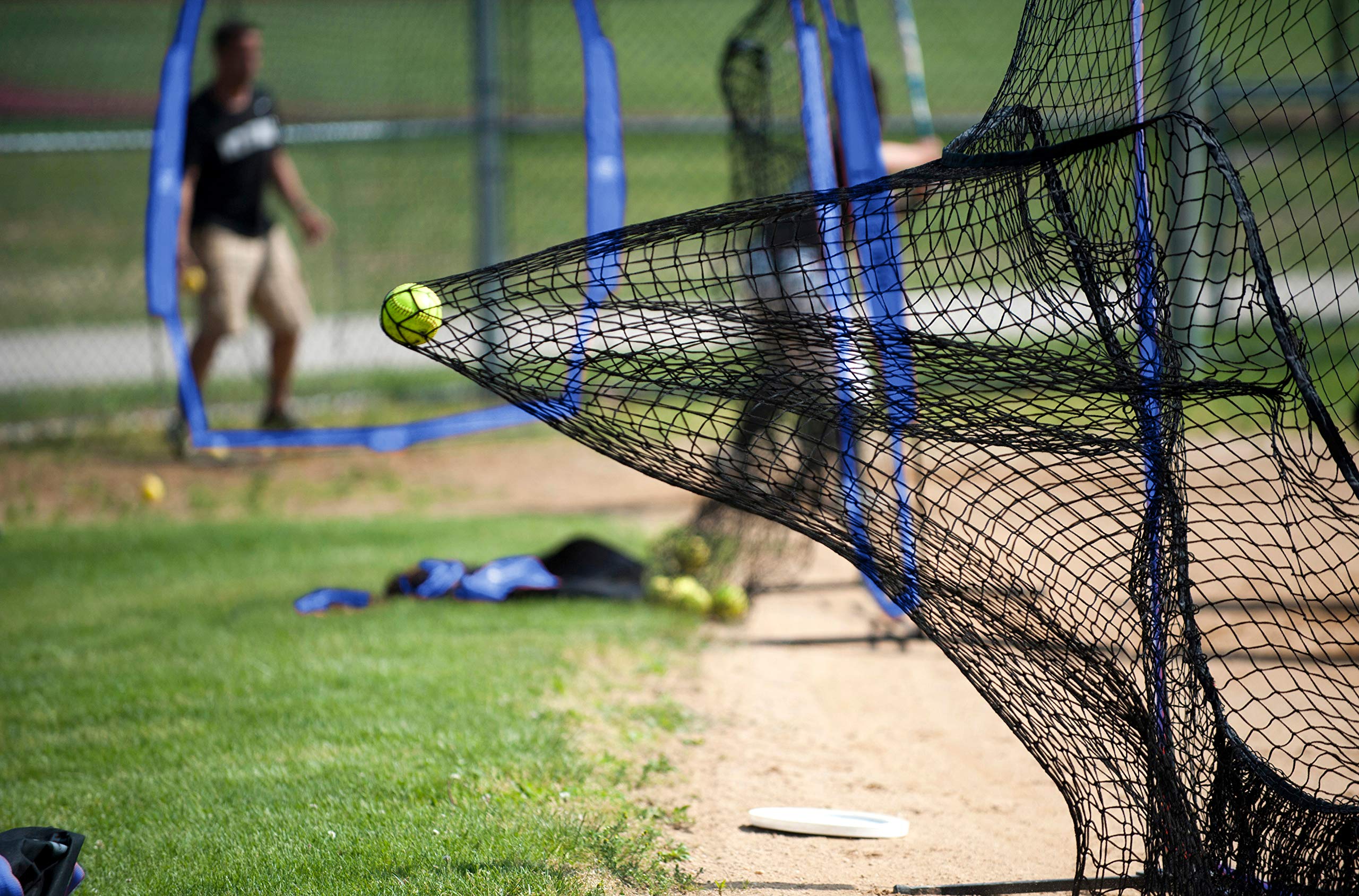 Zupapa 7'x7' Baseball Softball Practice Set - Blue