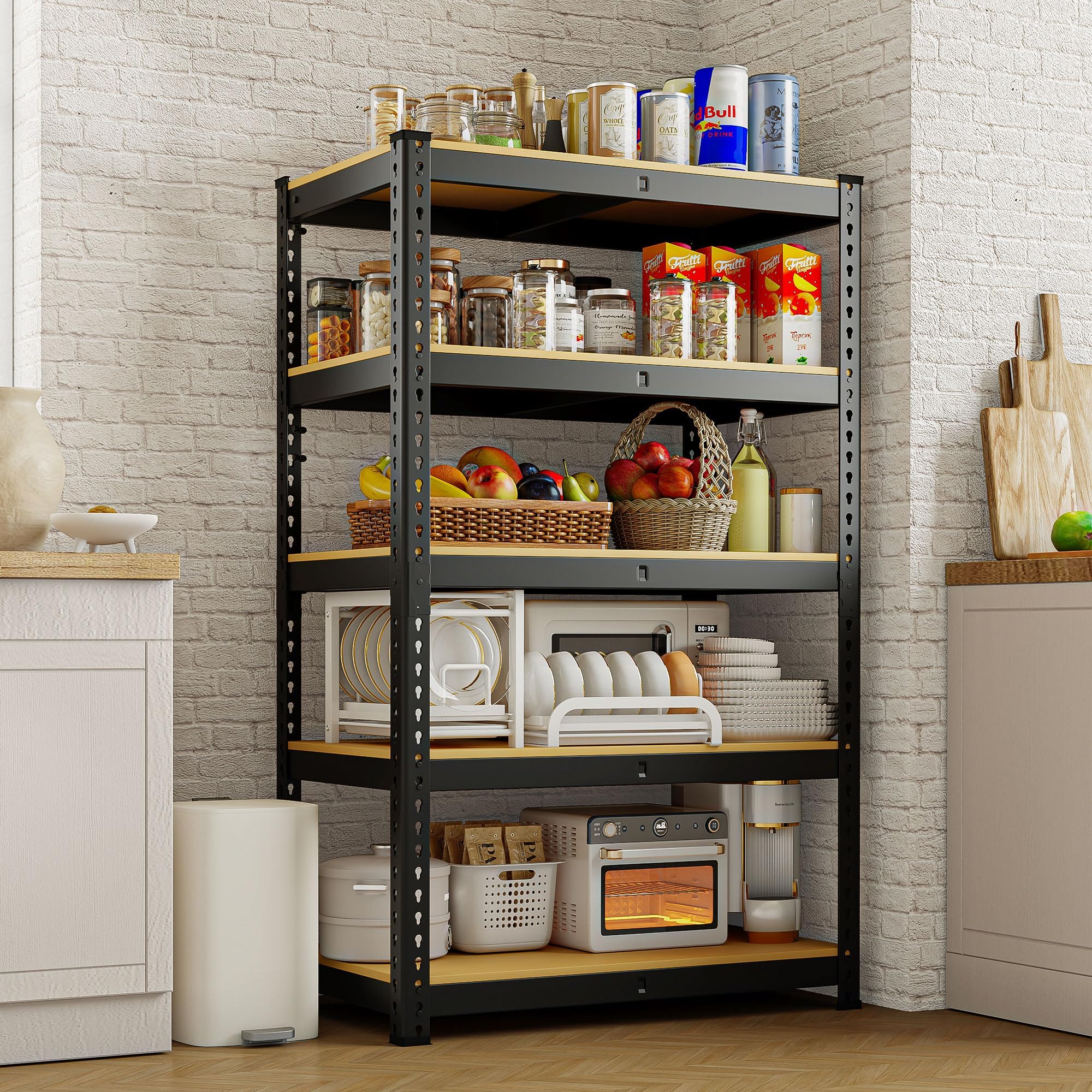 MAXLEAD 60" 2000LBS Wood Board Storage Shelves