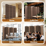 JOSTYLE  6FT Tall Wooden Privacy Room Divider (6-Panel)