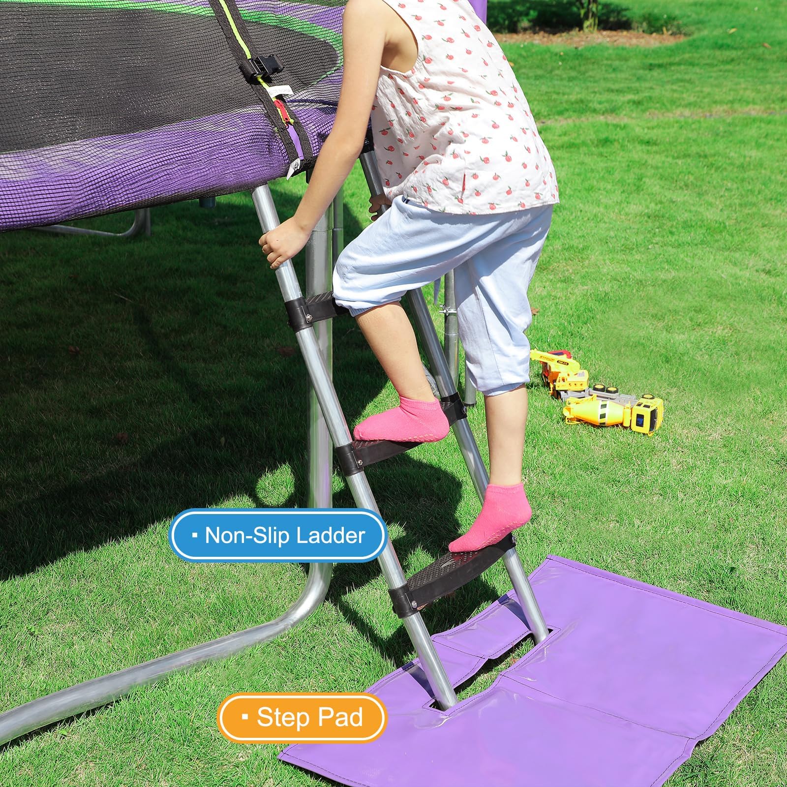 Zupapa 1500LBS 10-16FT Backyard Trampoline