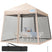 9' x 9' Pop Up Canopy Tent -Tan#color_tan