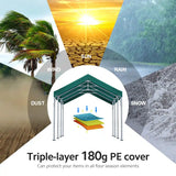 Anti-UV, waterproof, tear-proof Canopy Cover#color_green-12'x20'