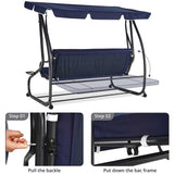 Easy to set up canopy swing