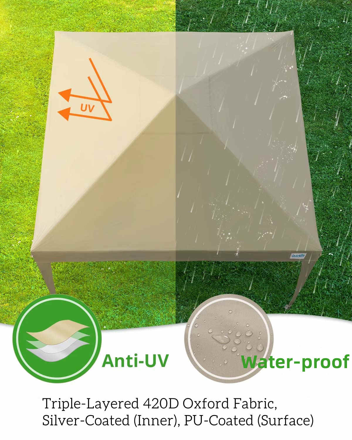 water-proof canopy top#color_beige