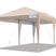Beige No-Side 10'x20' EZ Up Canopy#color_beige