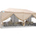 Beige Privacy 10x20 Pop Up Canopy#color_beige