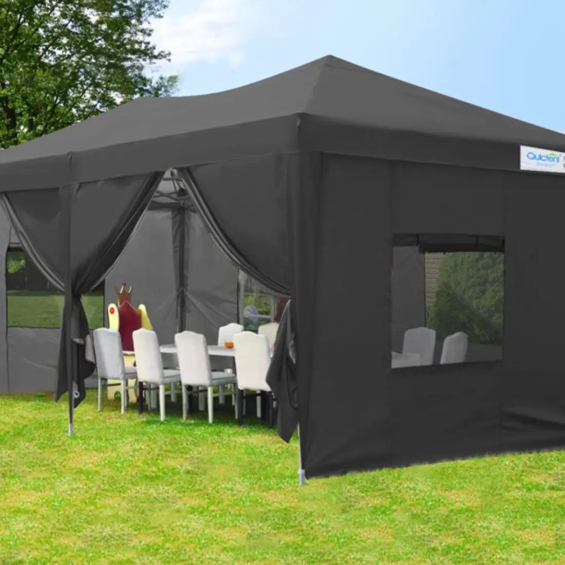 Black 10x20 Pop Up Canopy#color_black