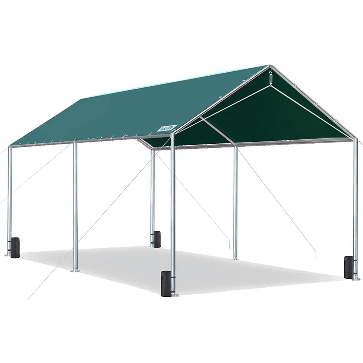 20' x 10' Green Car Canopy#color_green