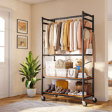 MaxLead 450LBS Heavy Duty Rolling Garment Rack