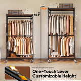 MaxLead 450LBS Heavy Duty Rolling Garment Rack