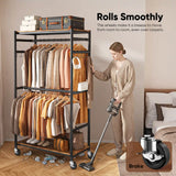 MaxLead 450LBS Heavy Duty Rolling Garment Rack