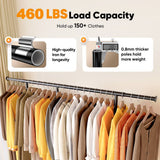 HOKEEPER 460lbs Clothing Garment Rack with Wheels