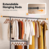 HOKEEPER 460lbs Clothing Garment Rack with Wheels