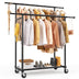 HOKEEPER Heavy Duty Double Rails Clothes Rack 450lbs