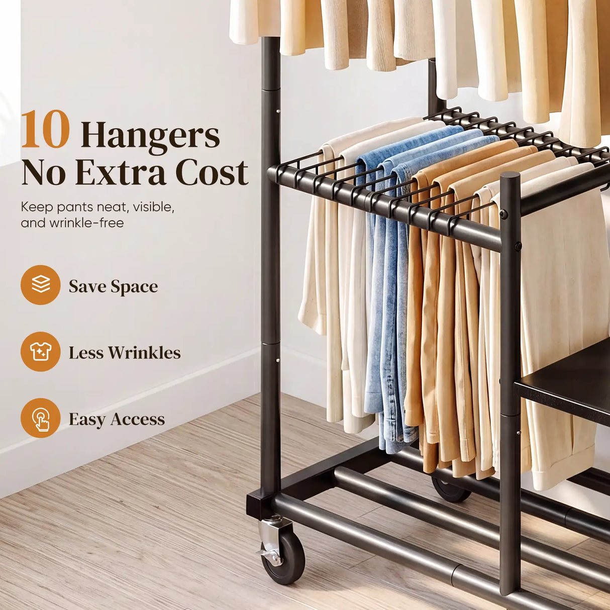 HOKEEPER 400LBS Multifunctional Clothes Rack