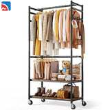 MaxLead 450LBS Heavy Duty Rolling Garment Rack