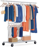 HOKEEPER 460lbs Clothing Garment Rack with Wheels