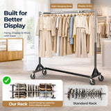 HOKEEPER 500/550LBS Z-Rack Garment Rack