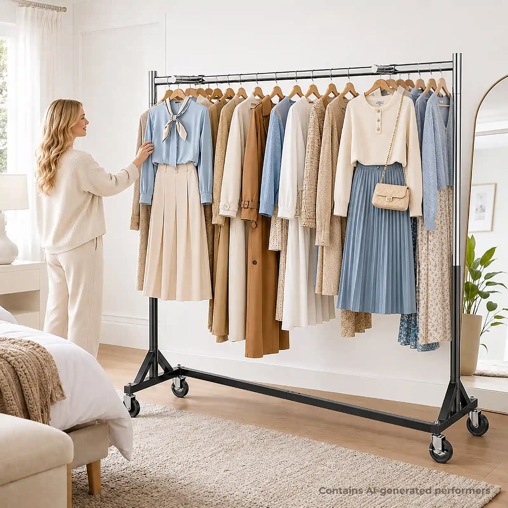 HOKEEPER 500/550LBS Z-Rack Garment Rack